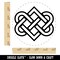 Celtic Love Knot Outline Rubber Stamp for Stamping Crafting Planners